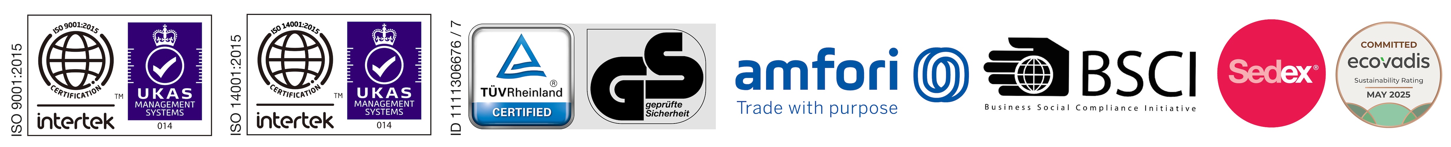 Gripwell Forgings & Tools - Certifications