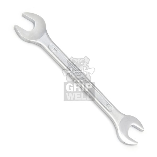 Double Open End Spanner (Chrome Vanadium Steel, Polished Head) DIN 3110