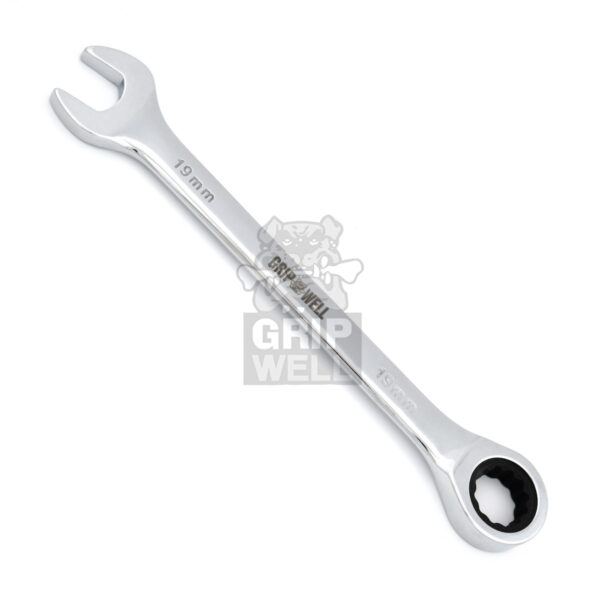 Ratchet Combination Spanner, Chrome Vanadium Steel DIN 3113