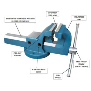 124 Model PVG, All Steel Precision Bench Vice