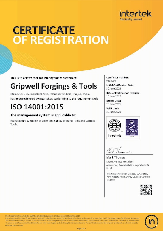 Gripwell Forgings & Tools