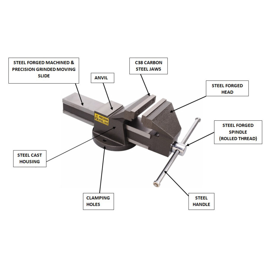 104 Model C1, All Steel Double Ribbed Bench Vice 104 Model C1, All Steel Double Ribbed Bench Vice