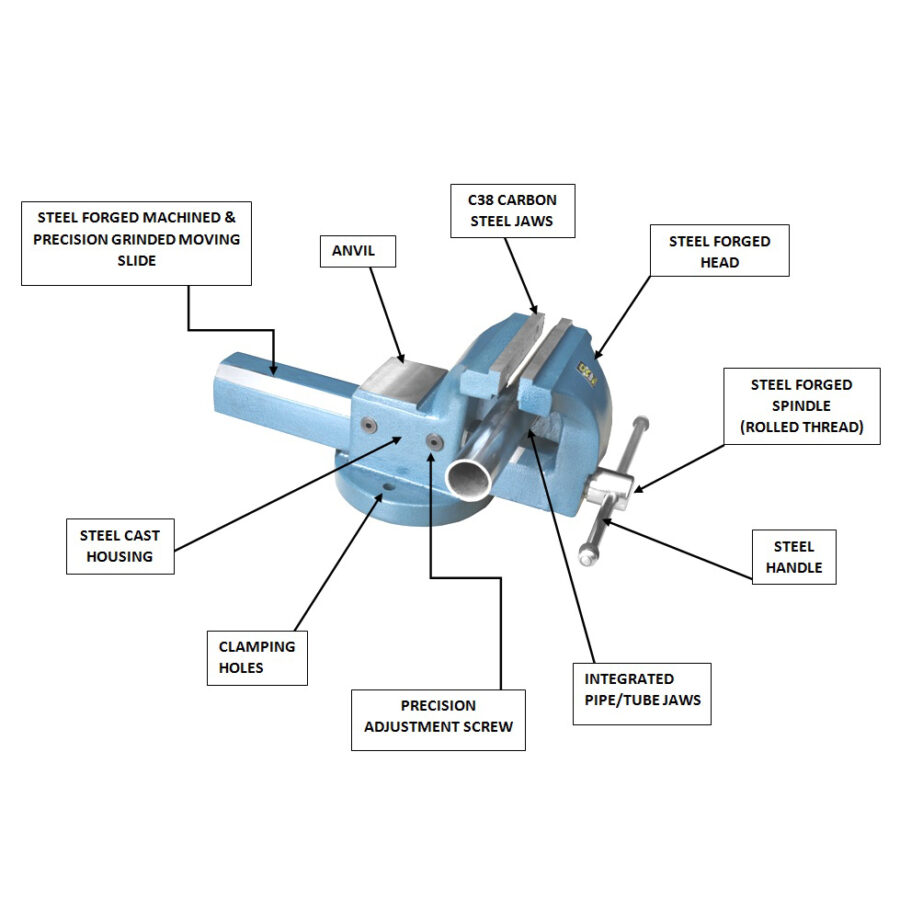 124 Model PVG, All Steel Precision Bench Vice 124 Model PVG, All Steel Precision Bench Vice