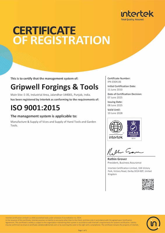 Gripwell Forgings & Tools